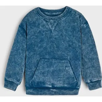 Chlapecká mikina Sinsay - Mikina s opraným efektem - námořnická modrá - 015FX-59X - 015FX-59X-98