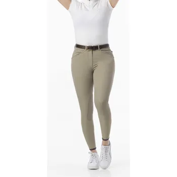 Jezdecké kalhoty EQUITHÈME Rajtky Yolande Equithème, s gripem na kolenou, dámské, beige 38