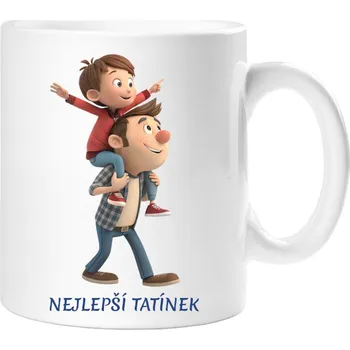Dárkový hrnek pro tatínka - Hrneček nejlepší tatínek - 330 ml / Jedna strana