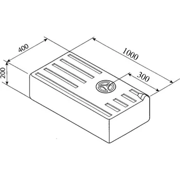 REIMO Nádrž na čerstvou a odpadní vodu Varianta: 78 litrů