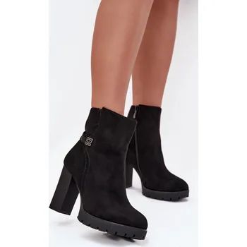 Dámská zimní obuv Boty na podpatku model 218076 Step in style 37