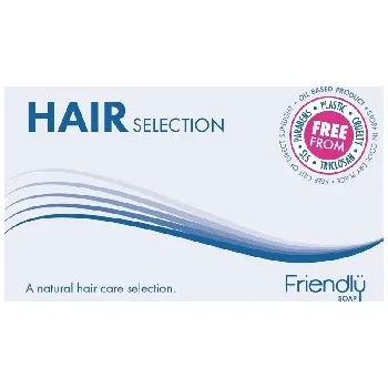 Šampon Friendly Soap přírodní mýdlo set mýdel pro péči o vlasy 4x 95g