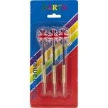 Teddies Házecí šipky s kovovým hrotem 15cm kov/plast 3 ks na kartě