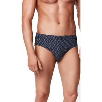 Slipy Pánské slipy 2P CLASSIC 1440-MAXI šedozelená 5XL