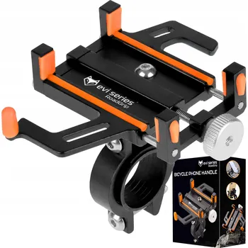 Hliníkový držák na telefon na kolo EVI, nastavitelný