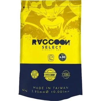 Airsoftová kulička Raccoon Airsoft Airsoftové kuličky Raccoon SELECT BIO 0,30g, 1kg