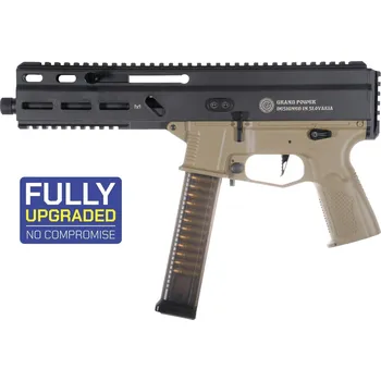 Airsoftová zbraň Airsoftový samopal STRIBOG SP10A3 Charlie Upgrade - černá / písková, Delta Armory