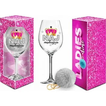 Sklenice Skleničky na bílé víno, skleničky červené víno BGtech Ladies Time bezbarvé 700ml 1 ks