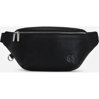 Kabelka LEDVINKA KARL LAGERFELD K/IKON OUTLINE BUMBAG BLACK