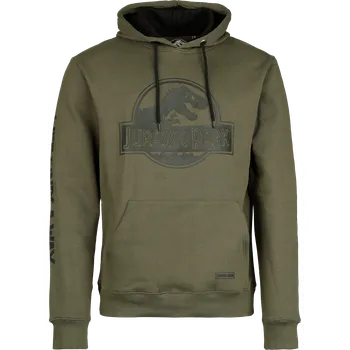 Pánská mikina Mikina s kapucí z Jurassic Park - Jurassic Park Logo - Muži - khaki