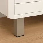 In-Design Nábytková nožka NYKO 40x40, imitace nerez Výška nohy (mm): 50