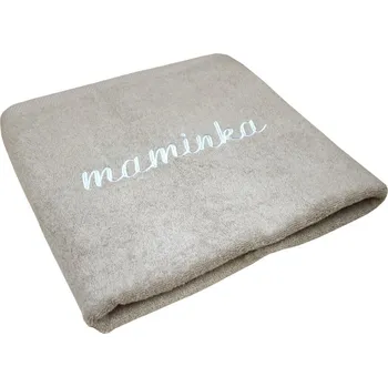 Ručník Today Ručník s bordurou s výšivkou béžová 30x50 cm