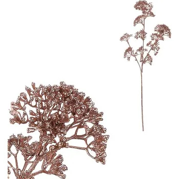 umělá květina Umělá větev - drobné květy, barva růžová