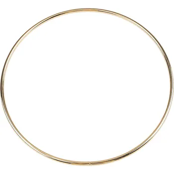 Věnec Kovový kruh / ucho na tašku Ø21,3 cm Varianta: 2 zlatá, Balení: 1 ks