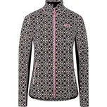 Dámská fleecová mikina KARI TRAA THALENA XS Černá, Bílá, Růžová