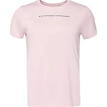 Dámská móda Dámské triko Under Armour TECH PTH GRAPHIC md Růžová, Černá