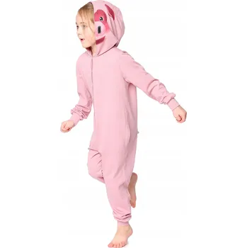 Chlapecké pyžamo Ladeheid overal (kombinéza) růžový, velikost 110/116