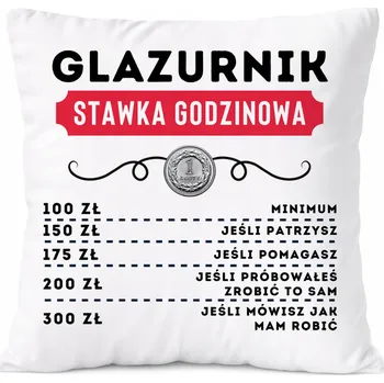 Polštář Polštář pro obkladače jako Dárek s potiskem , bílý PoliDraw