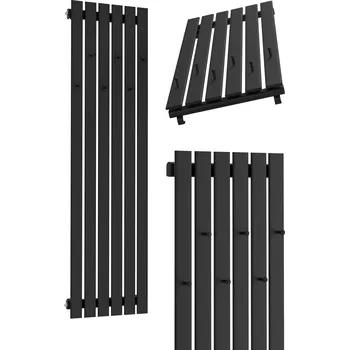 Radiátor Koupelnový radiátor vodní Pro-Term 1102 W 450 x 1800 mm černý