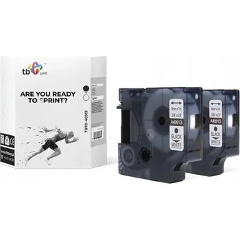 Pásek do tiskárny Páska TBTD-40913 do DYMO Černá na Bílé 9x7mm 2 ks