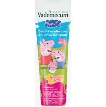 zubní pasta Vademecum*ZP 50ml Peppa Pig Red Fruit 0-6y