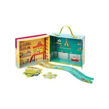 Puzzle Puzzle v kufříku silnice a řeka