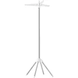 SONGMICS Sušák na prádlo, 67x67x150cm, bílý Věšák na oblečení