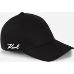 KŠILTOVKA KARL LAGERFELD K/SIGNATURE SIDE LOGO CAP BLACK