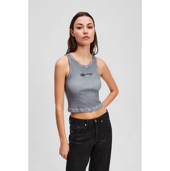 TOP KARL LAGERFELD JEANS KLJ WASHED RIBBED TANK MONUMENT