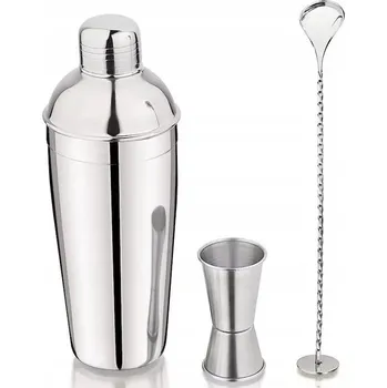 Shaker BARMANSKÁ SADA na KOKTEJLY ŠEJKR - SHAKER 3 dílná