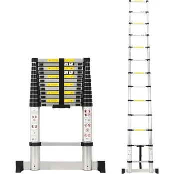 Žebřík Žebřík teleskopický - 3,8 m, hliníkový