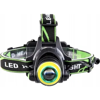 Čelovka VÝKONNÁ ČELOVKA LED AKUMULÁTOROVÁ REFLEKTOROVÁ COB TURISTICKÁ ČELOVKA