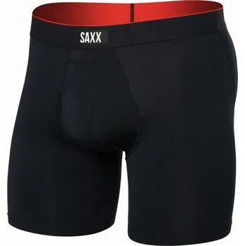 Boxerky Boxerky Saxx Multi-Sport Mesh Boxer Brief Fly Velikost: L / Barva: černá
