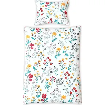mantinel do postýlky Povlečení do postýlky, 2D sada - Kouzelná louka, 135x100