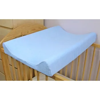 Přebalovací podložka Baby Nellys Jersey potah na přebalovací podložku, 60cm x 80cm - modrý