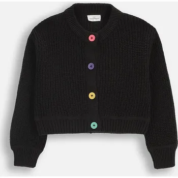 Dívčí svetr Dětský kardigan Coccodrillo ZC5172201RGK černá 99X, vel. 98