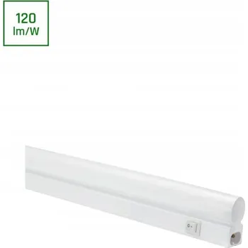 SKŘÍŇKOVÉ SVÍTIDLO T5 600mm 7W STUDENÁ BÍLÁ 230V 120st IP20 BÍLÉ 2 roky záruka VYP/ZAP