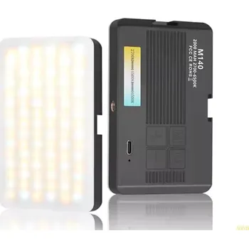 Studiové světlo M140 MINI LED RGB světlo pro fotoaparát, telefon 6,5W