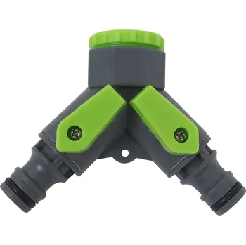 rozdvojka s ventily, 3/4“ na 2 rychlospojky 0.05 Kg TOP Sklad4 307306 (0.05 Kg TOP Sklad4 307306)