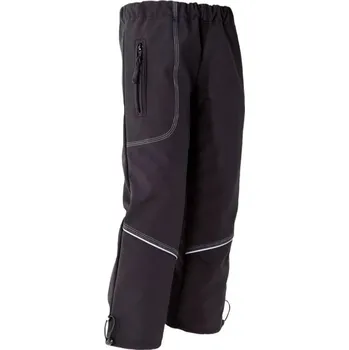 Dívčí kalhoty ADELLINO Dětské letní softshellové kalhoty Adellino ČERNÁ - 104