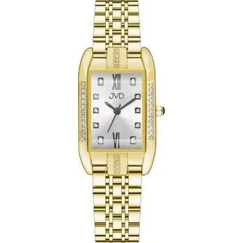 Hodinky JVD Dámské zlacené módní designové hodinky JVD JZ217.4 ( )