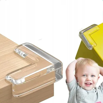 Dětská zábrana Ochrana dětí: Silikonové rohy na hrany a rohy nábytku