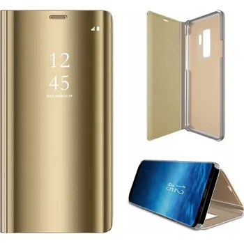 Pouzdro na mobilní telefon Pouzdro s klopou TelForceOne pro Samsung Galaxy S23 zlaté