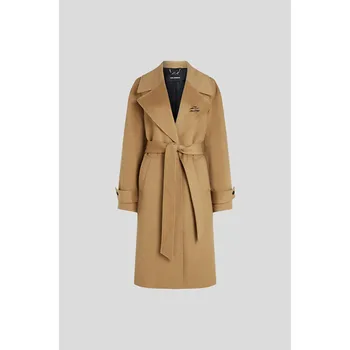 Dámský kabát Karl Lagerfeld Soft Wool Coat Nougat - 1054158 - L