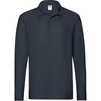 Pánské tričko Fruit of the Loom pánská polokošile 63-310 Premium Long Sleeve Polo velikost XXL