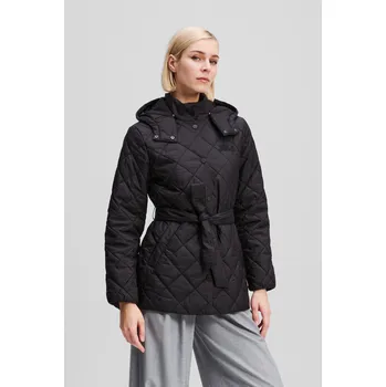 BUNDA KARL LAGERFELD LIGHTWEIGHT QUILTED JACKET BLACK