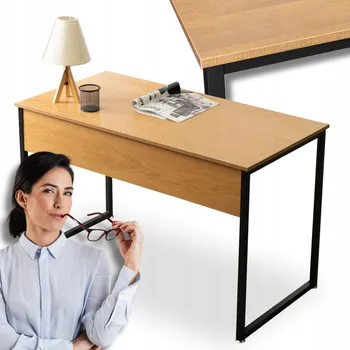 Psací stůl Obdélníkový psací stůl Mebel Elite 120 x 60 x 74,8 cm dub zlatý