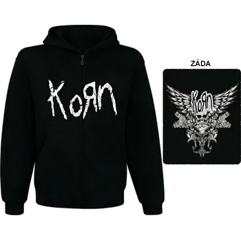 Pánská mikina Korn - mikina s kapucí a zipem 3