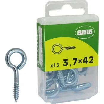 Vrták Šrouby do dřeva Amig 3,7 x 42 mm, 13 ks
