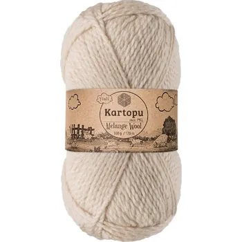 Příze Příze Melange Wool, K855, světle béžová